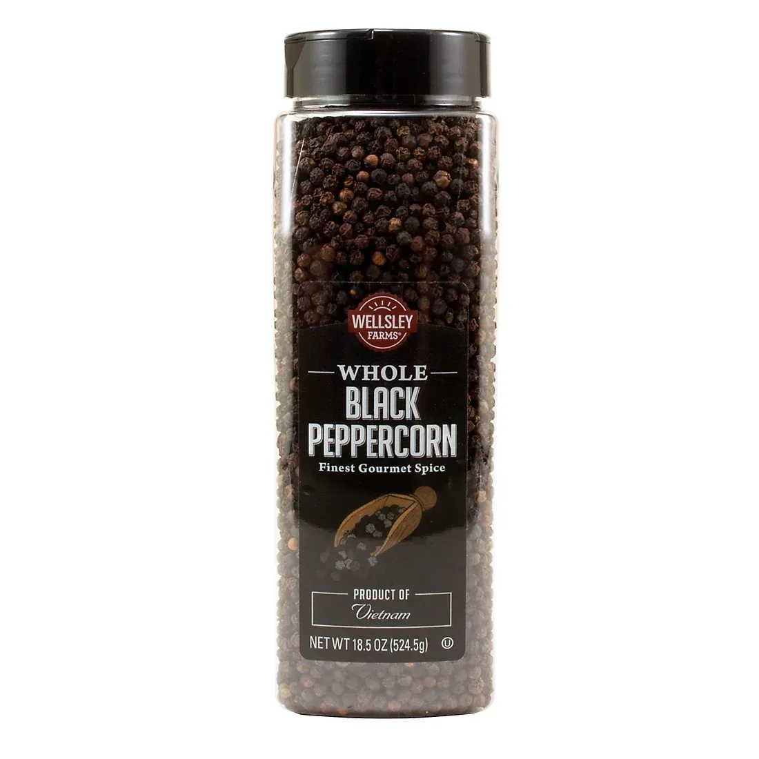 Wellsley Farms Whole Black Peppercorns, 18.5 oz.