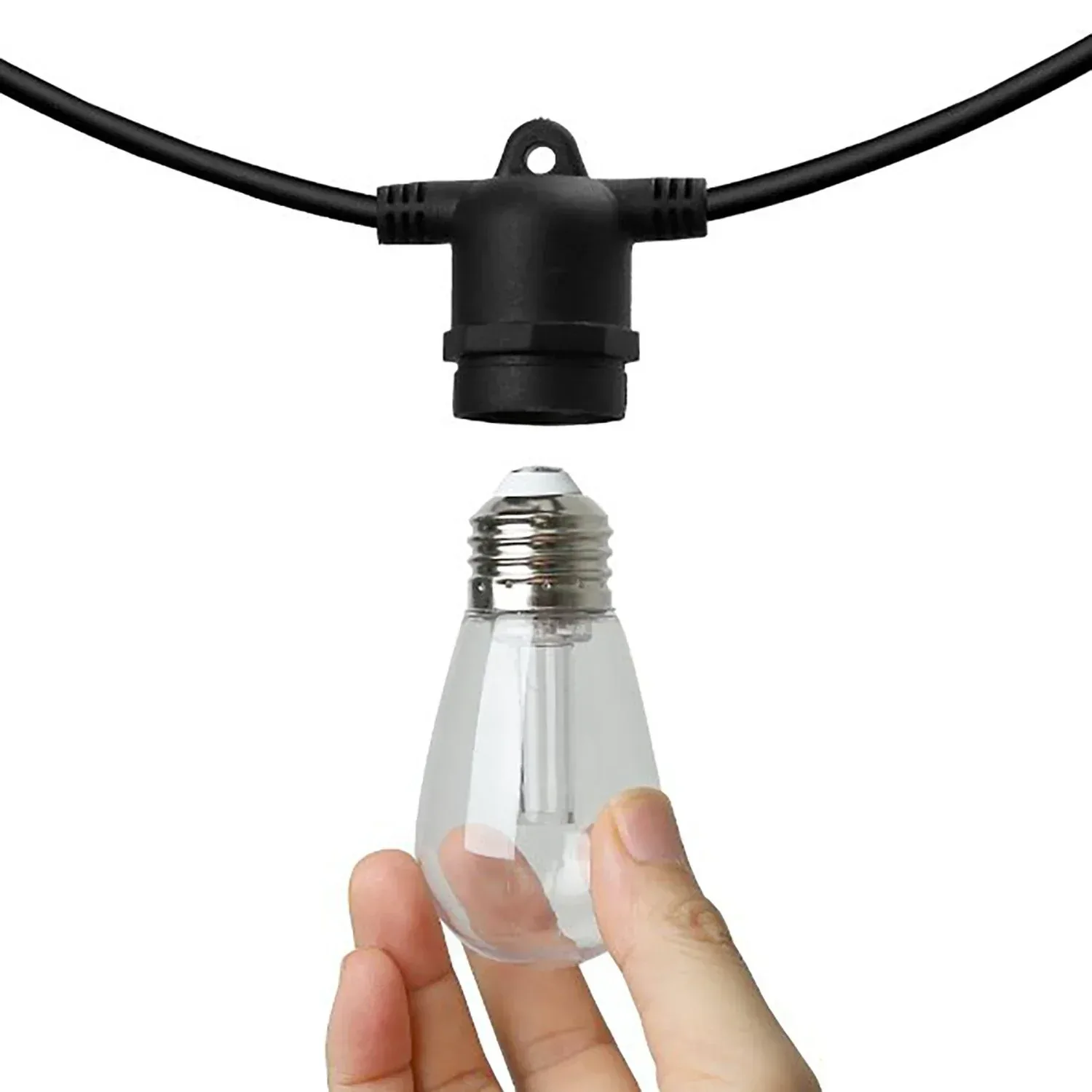 Westinghouse 48' Warm White LED String Light Set with Remote Control, 15 Bulbs - Image 3