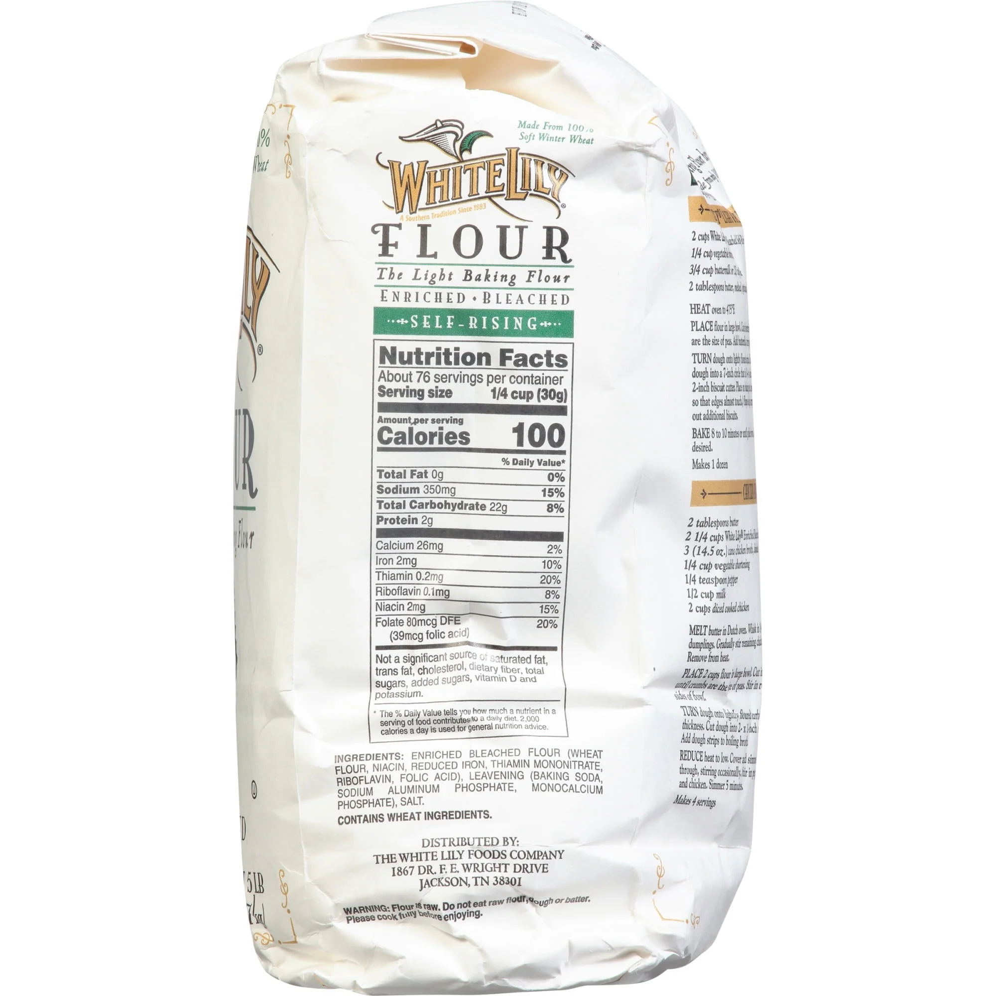 White Lily Self Rising Flour, 5 lb Bag - Image 24