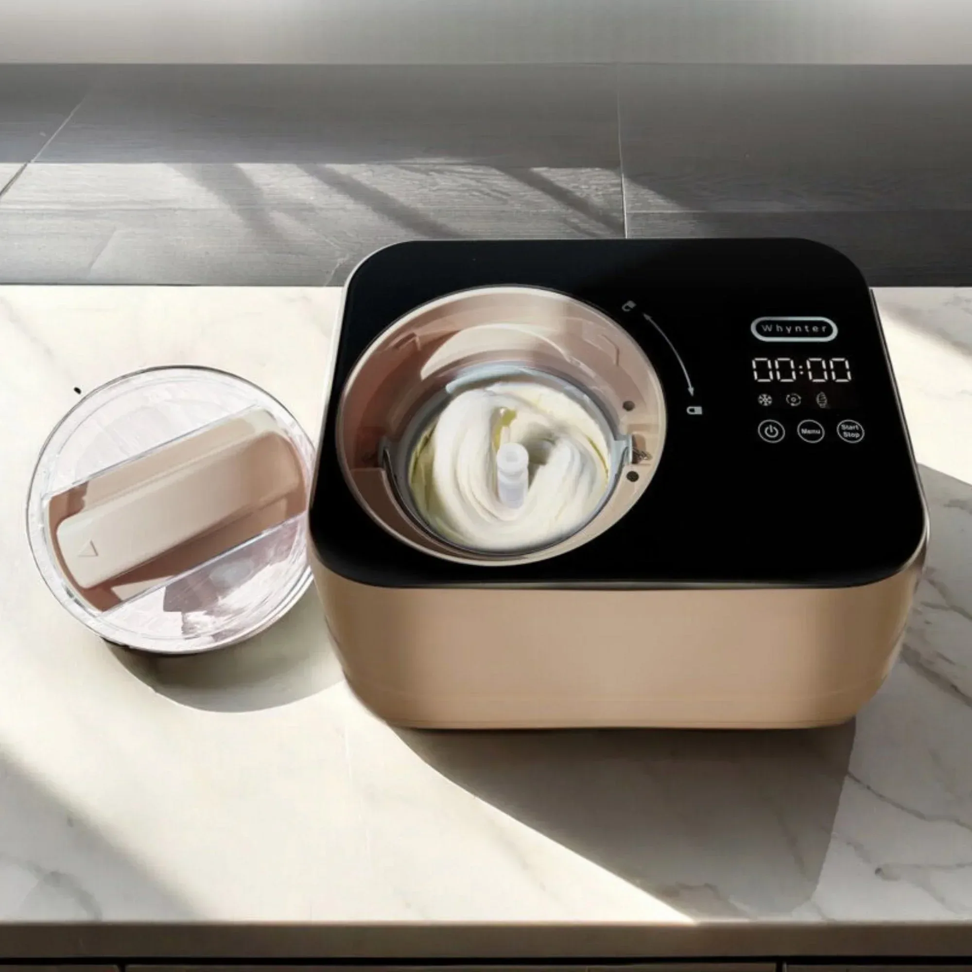 Whynter 0.8 Qt Personal Compact Automatic Ice Cream Maker - Image 5