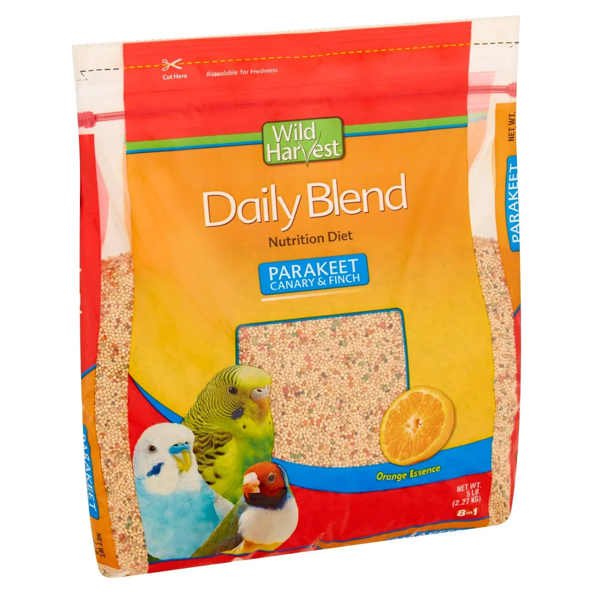 Wild Harvest Parakeet, Canary & Finch Daily Nutrition Blend, 5 lbs. - Image 2