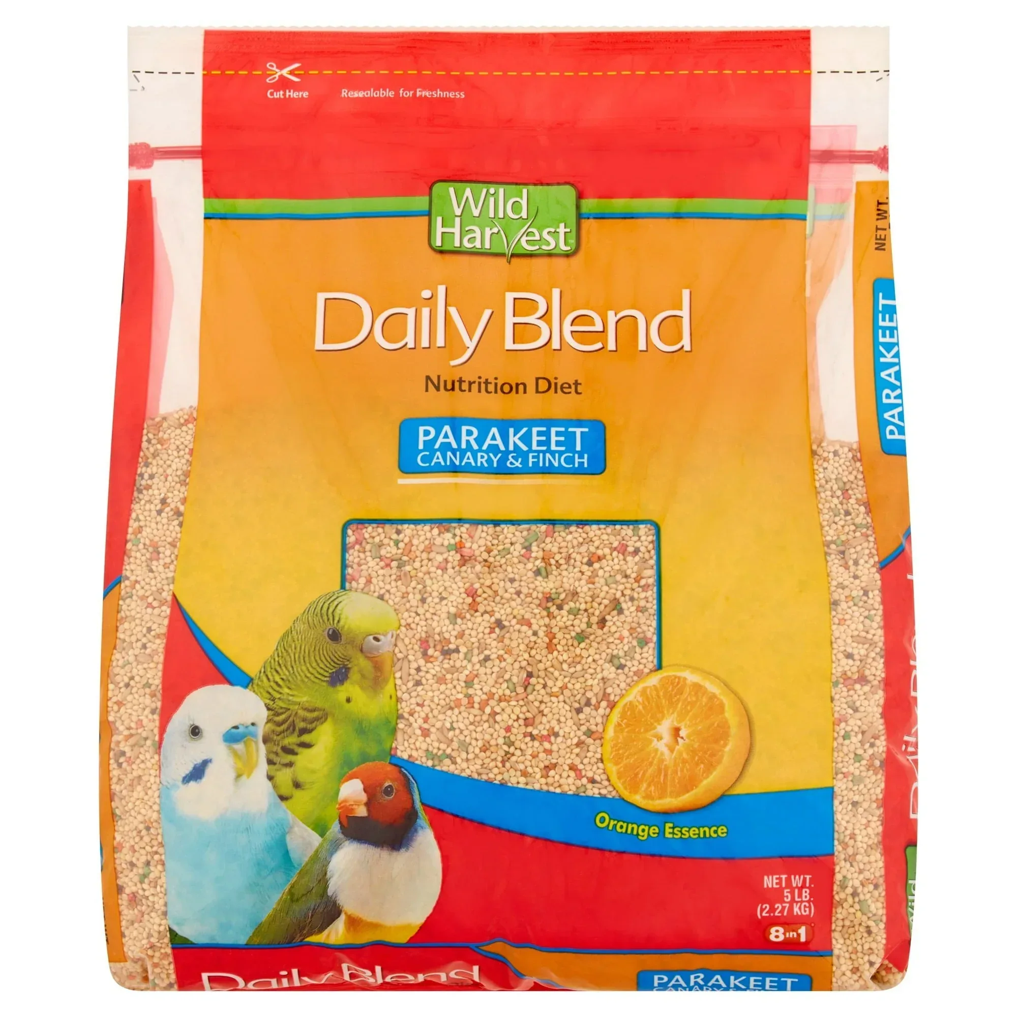 Wild Harvest Parakeet, Canary & Finch Daily Nutrition Blend, 5 lbs. - Image 9