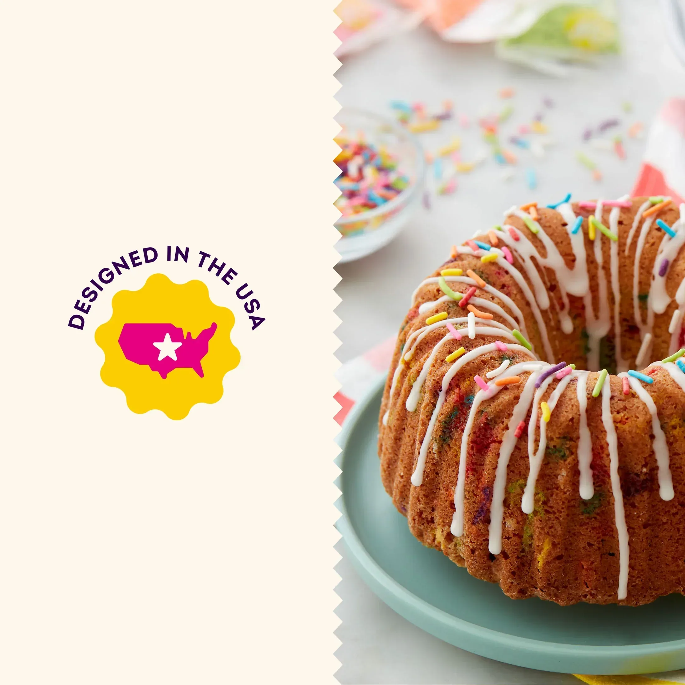 Wilton Everyday Non-Stick Bundt Cake Pan 6" Fluted Tube Baking Pan, Packaging May Vary - Image 7