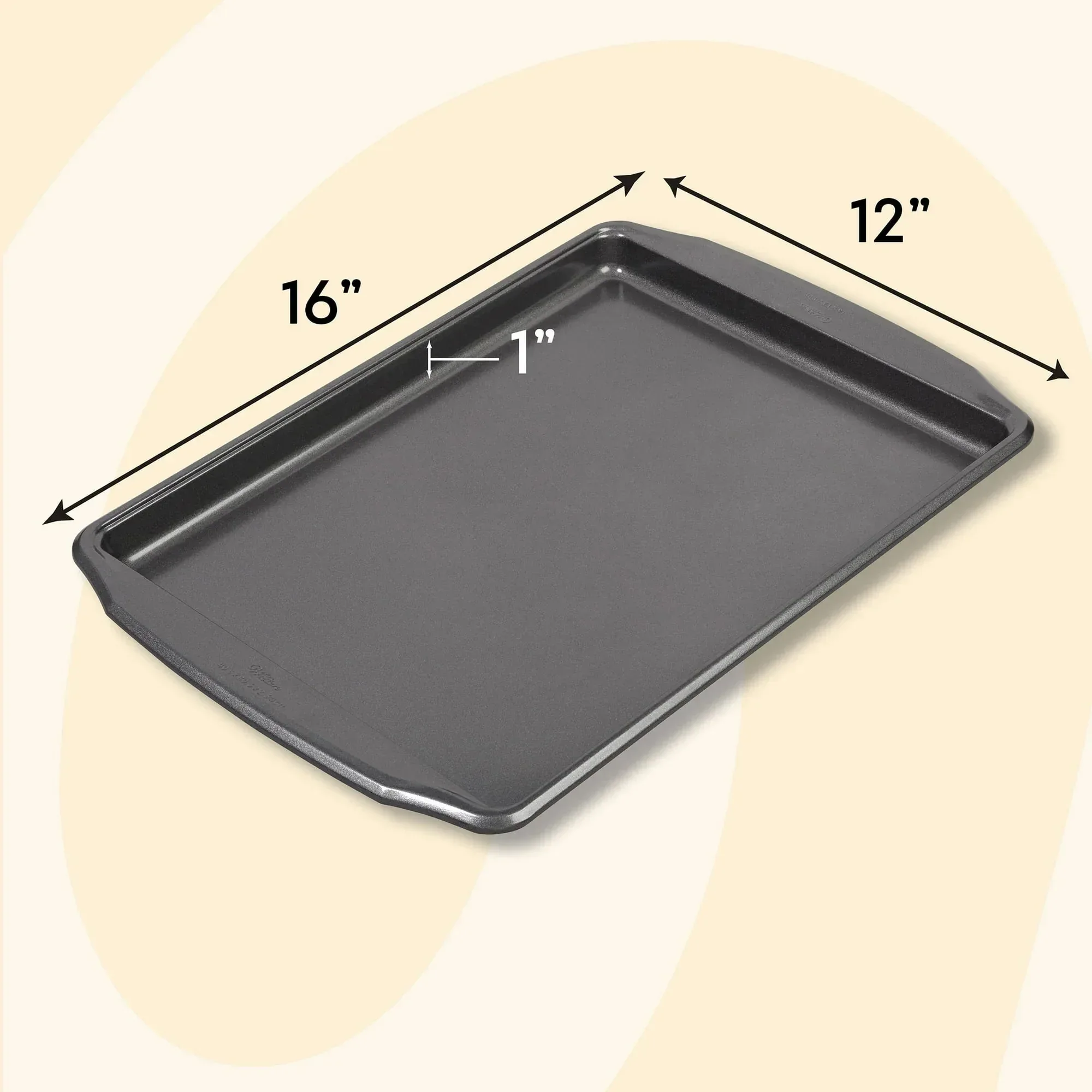Wilton Premium Non-Stick Large Cookie Sheet 16"x12" Sheet Pan Baking Tray, Packaging May Vary - Image 5