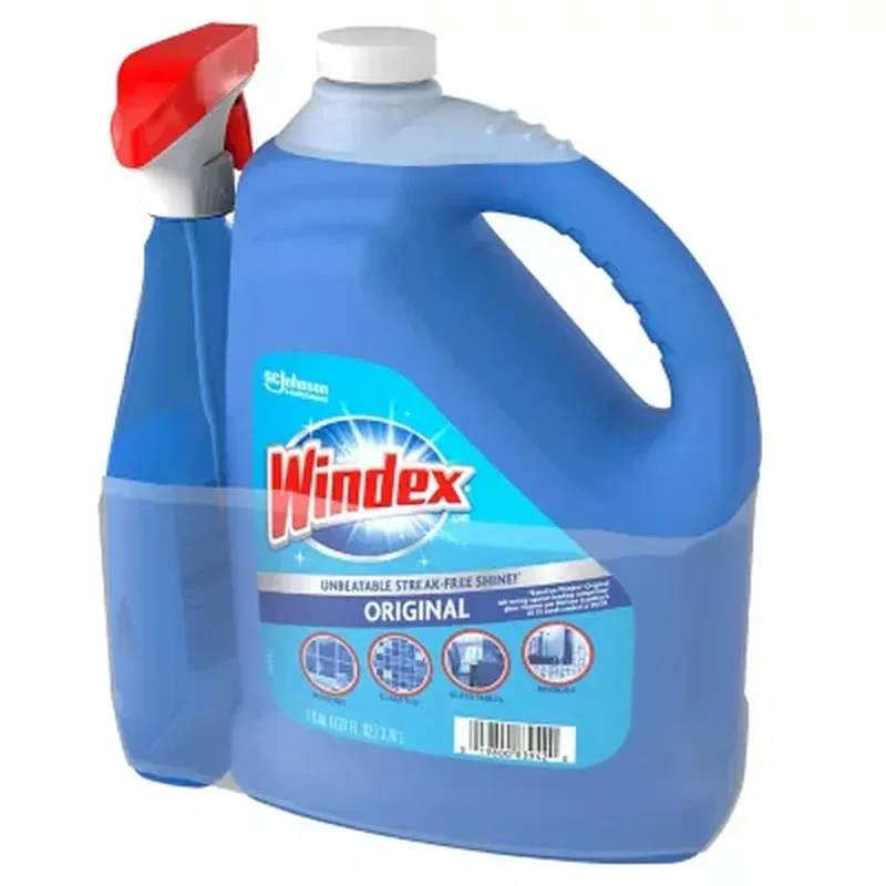Windex Original Glass Cleaner (128 Fl. Oz. Refill + 32 Fl. Oz. Trigger) - Image 9