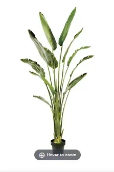 Winward 6' Potted Travelers Palm Decorative Artificial Plant