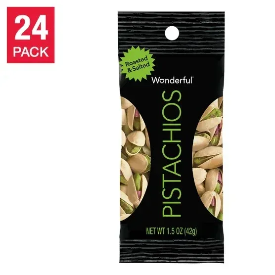 Wonderful In-Shell Pistachio Nuts, 1.5 oz, 24-count - Image 4