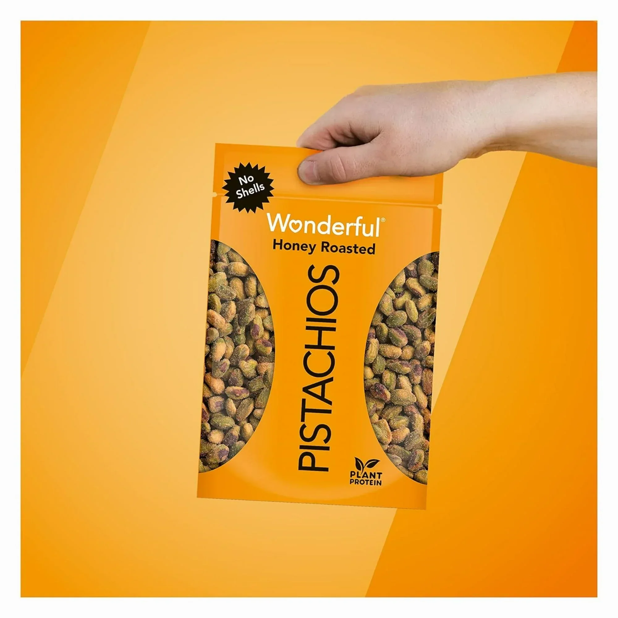 Wonderful Pistachios No Shells Honey Roasted Nuts, 11 Ounce Bag - Image 2