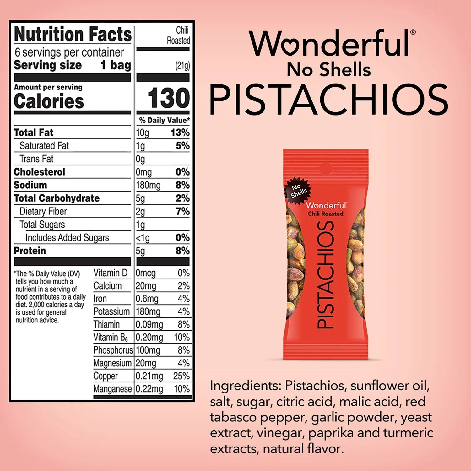 Wonderful Pistachios Variety Pack, 0.75 oz., 21 pk. - Image 3