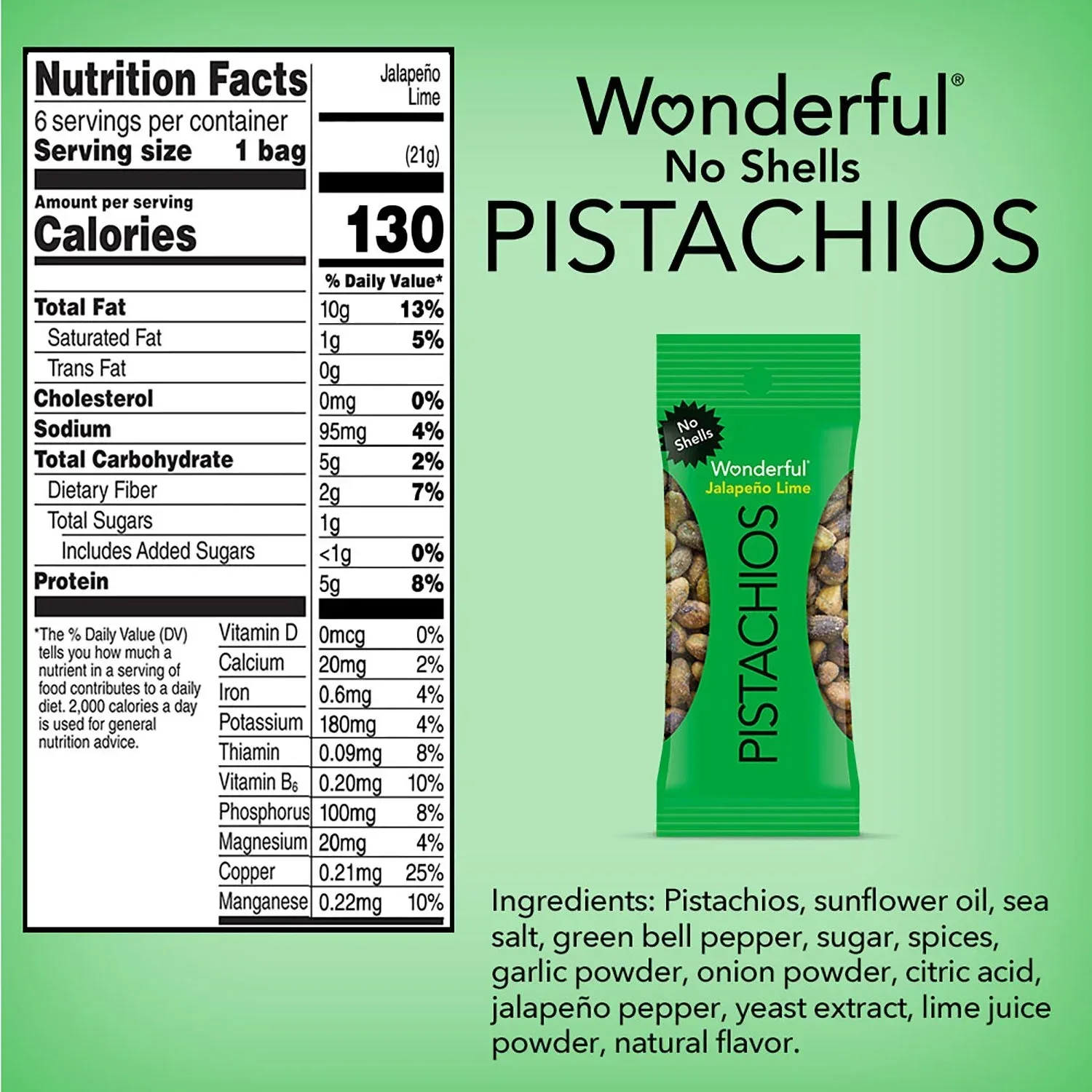 Wonderful Pistachios Variety Pack, 0.75 oz., 21 pk. - Image 4