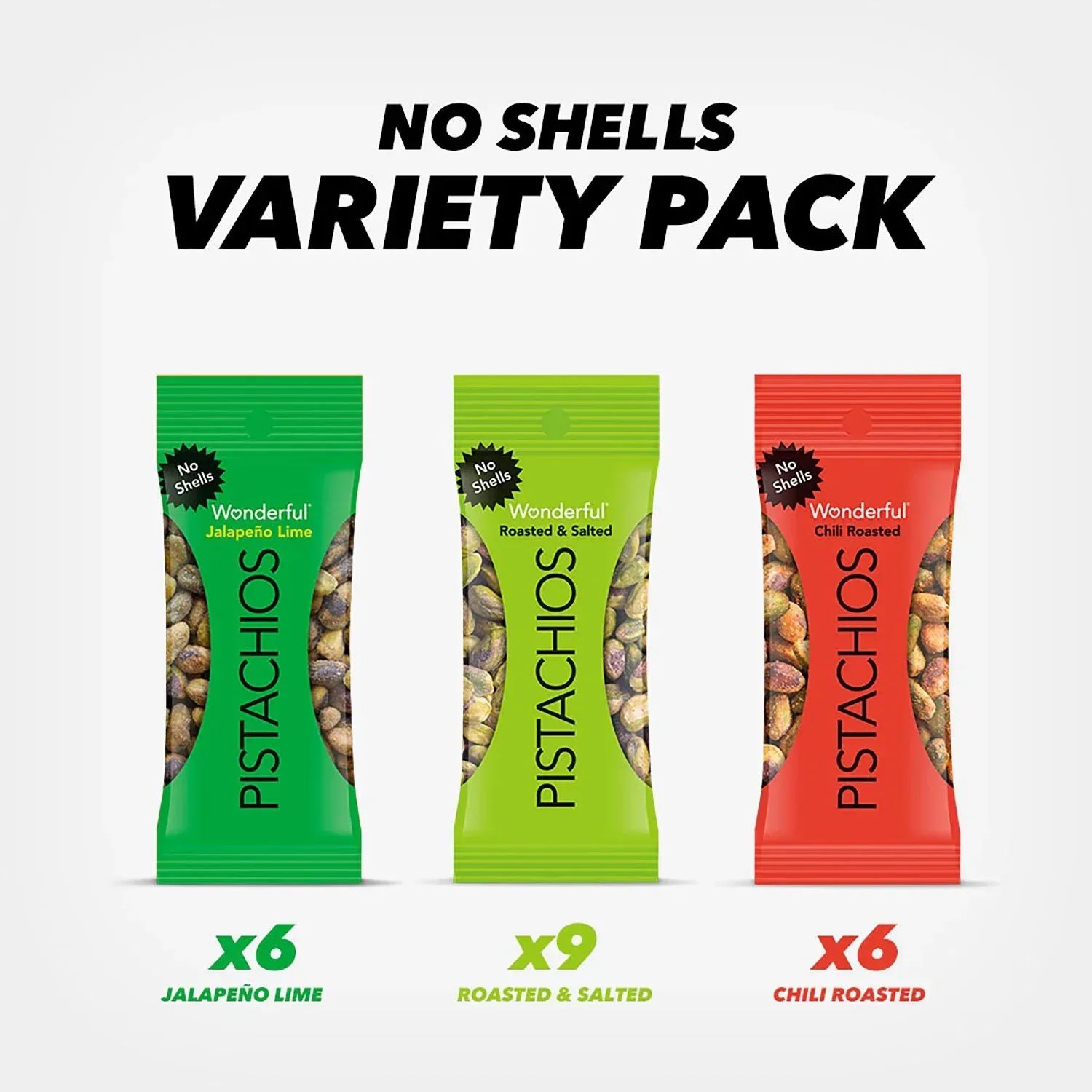 Wonderful Pistachios Variety Pack, 0.75 oz., 21 pk. - Image 5