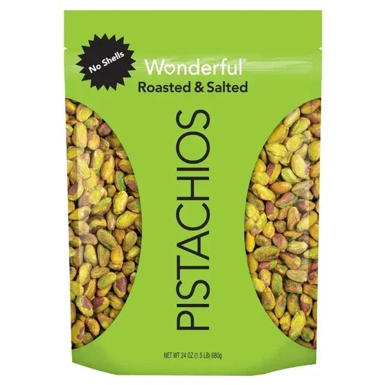 Wonderful Roasted & Salted Pistachios, 24 oz - Image 2