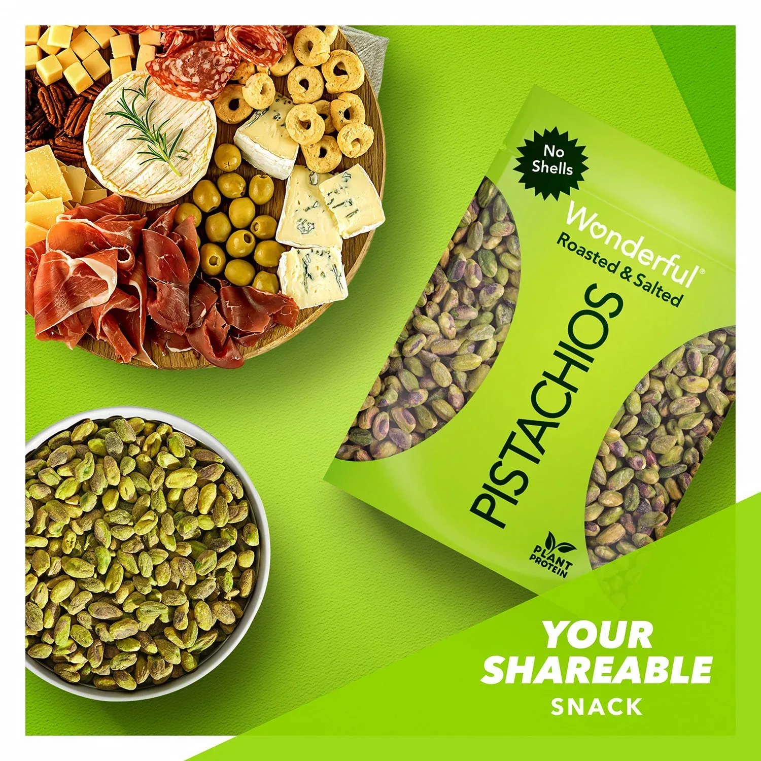 Wonderful Shelled Roasted Salted Pistachios, 24 oz. - Image 5