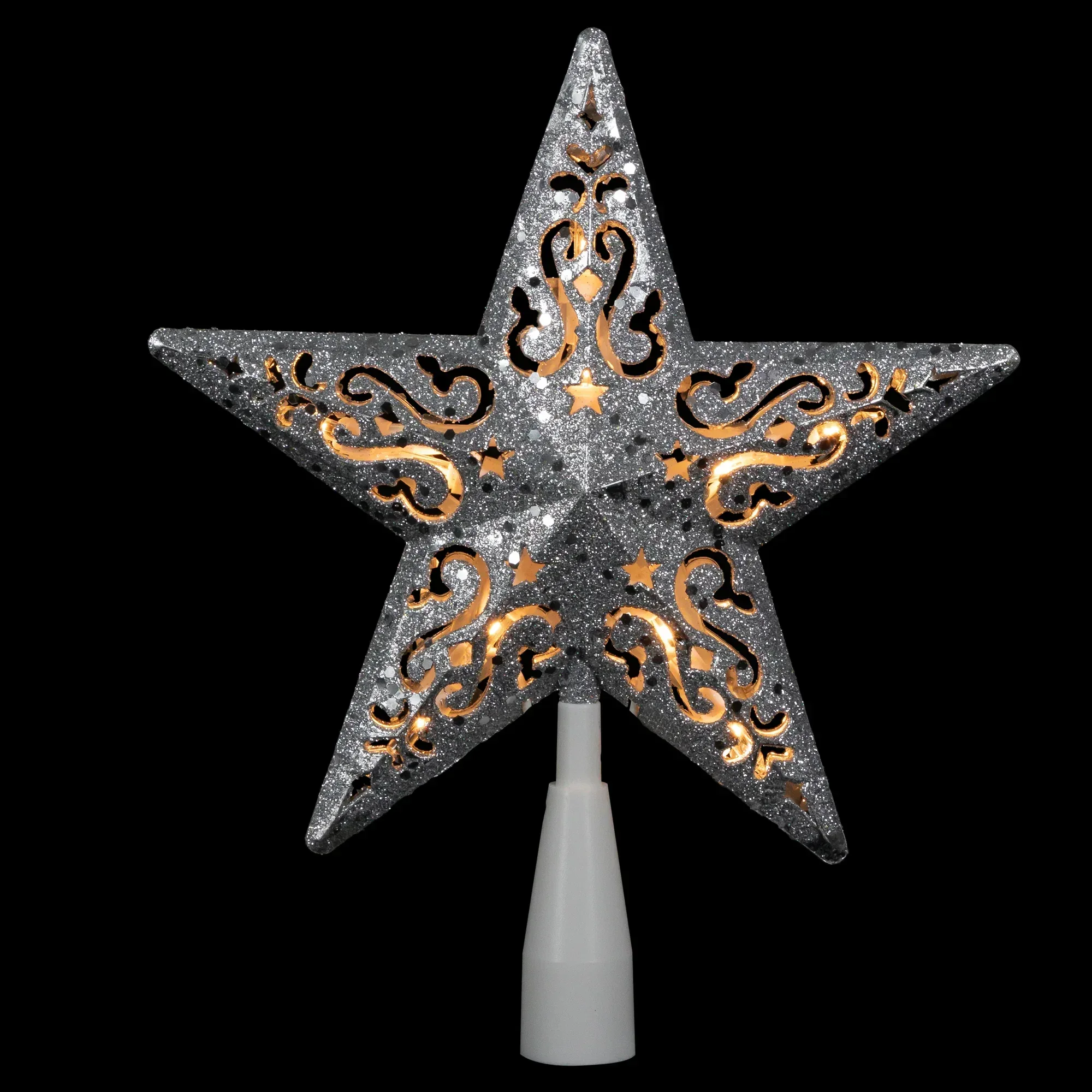 Wooden Star Christmas Tree Topper, 11", by Holiday Time - Image 3