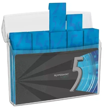 Wrigley's 5 Peppermint Cobalt Gum, 35 pcs., 6 pk. - Image 4