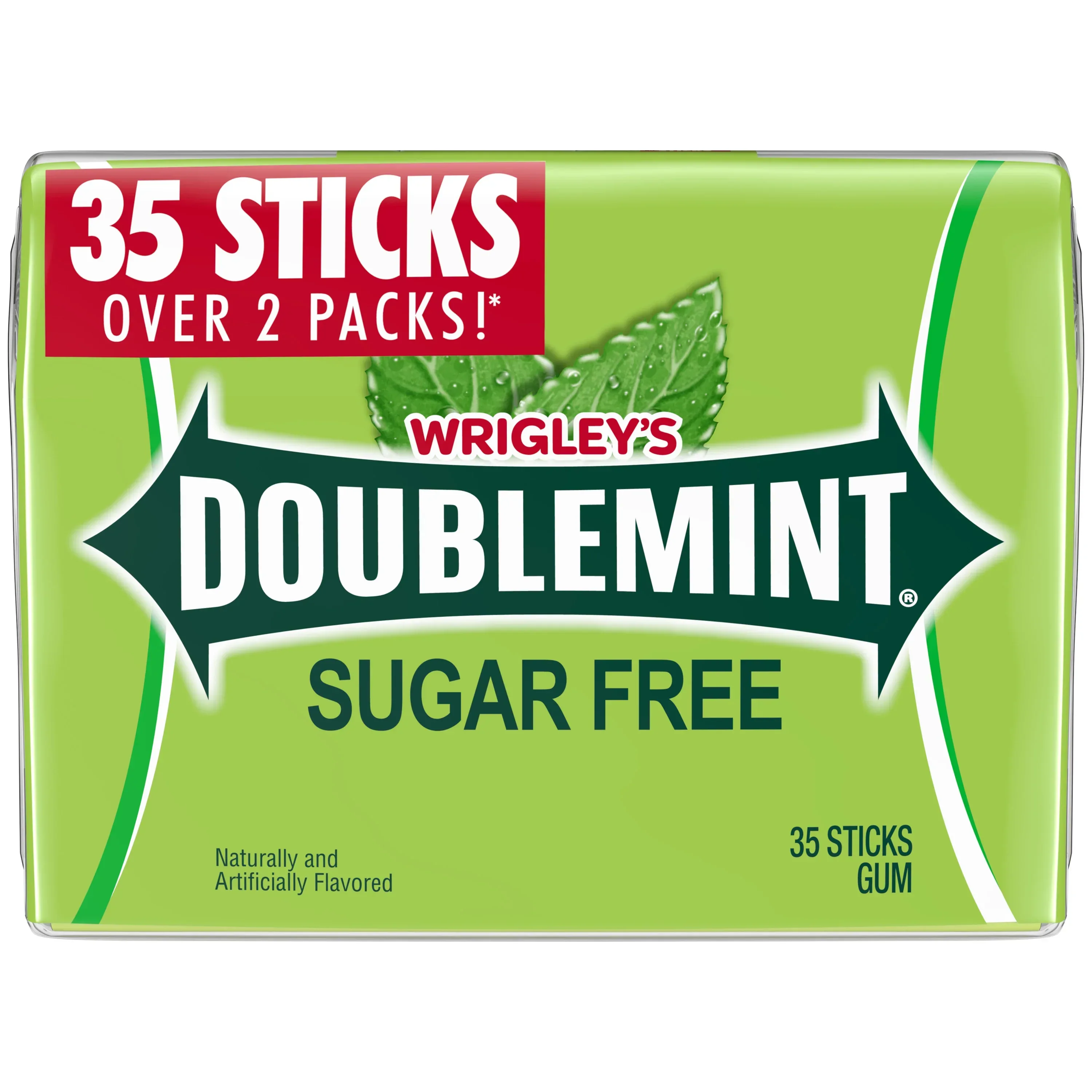 Wrigley's Doublemint Mint Gum Chewing Gum - 15 Pieces Pack - Image 10