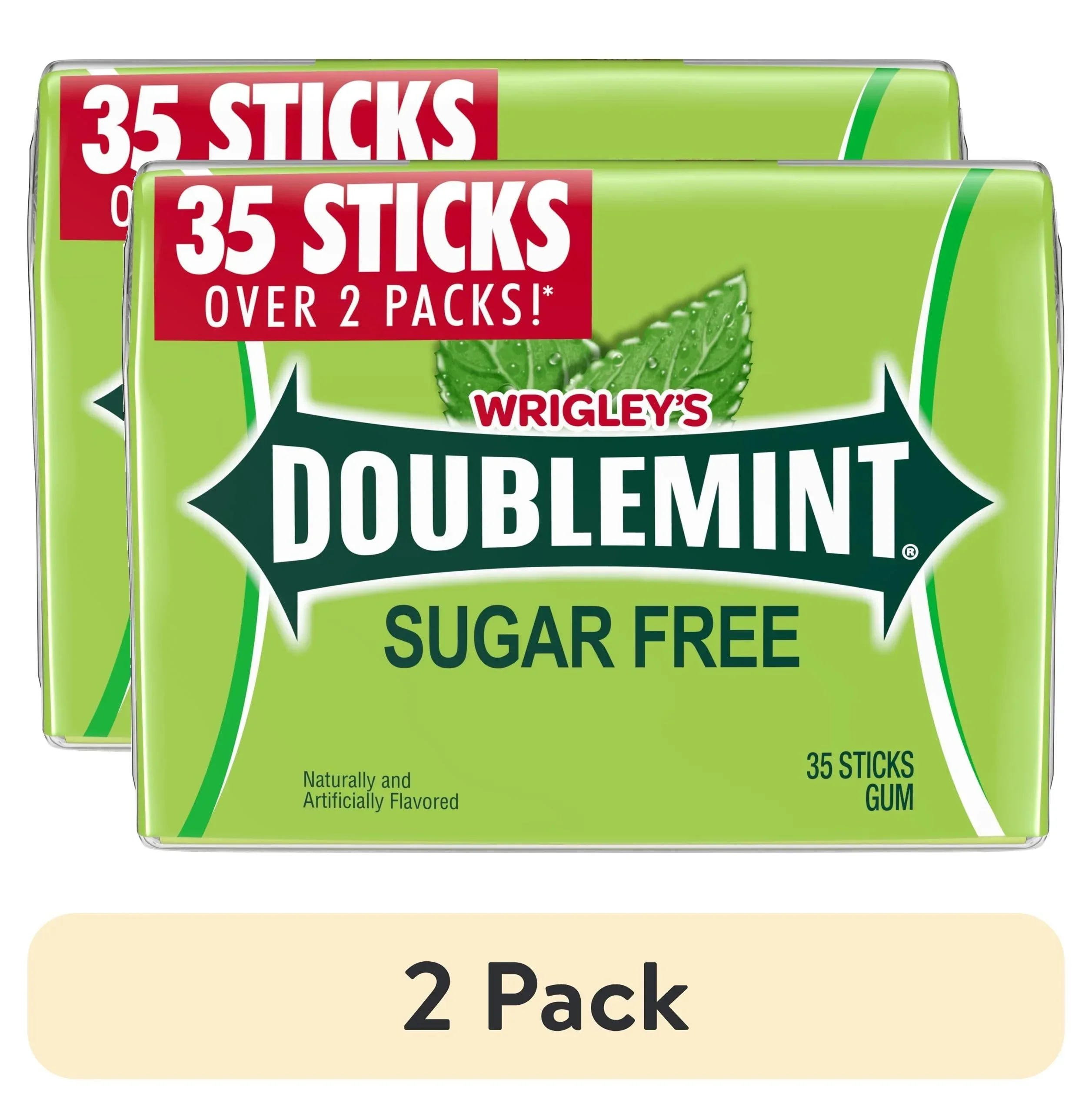 Wrigley's Doublemint Mint Gum Chewing Gum - 15 Pieces Pack - Image 11