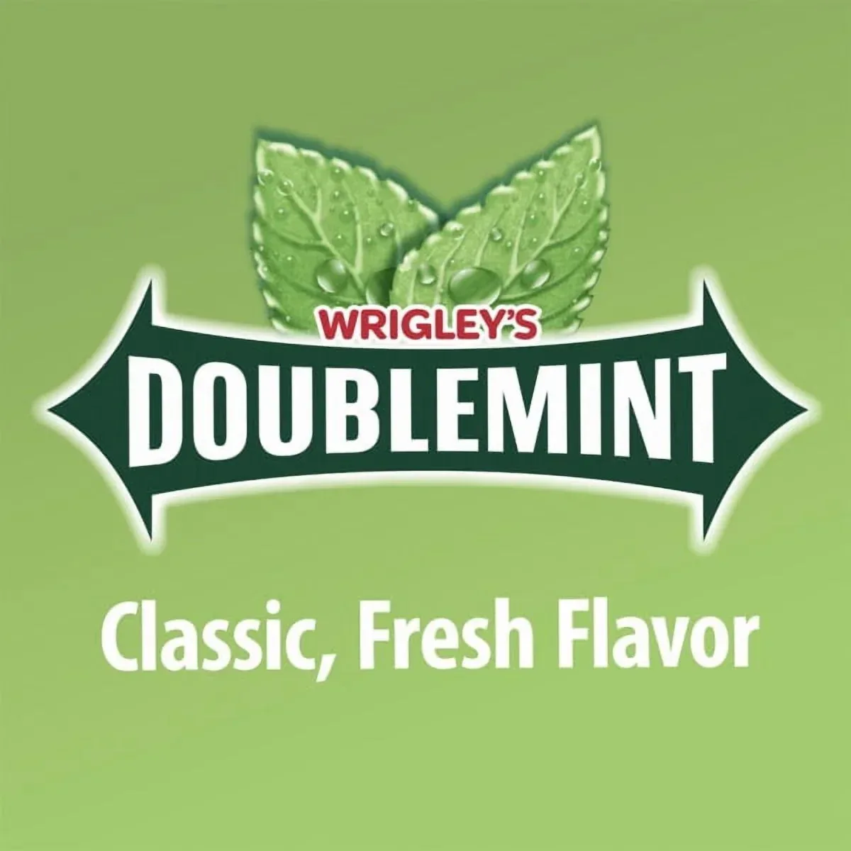 Wrigley's Doublemint Mint Gum Chewing Gum - 15 Pieces Pack - Image 2