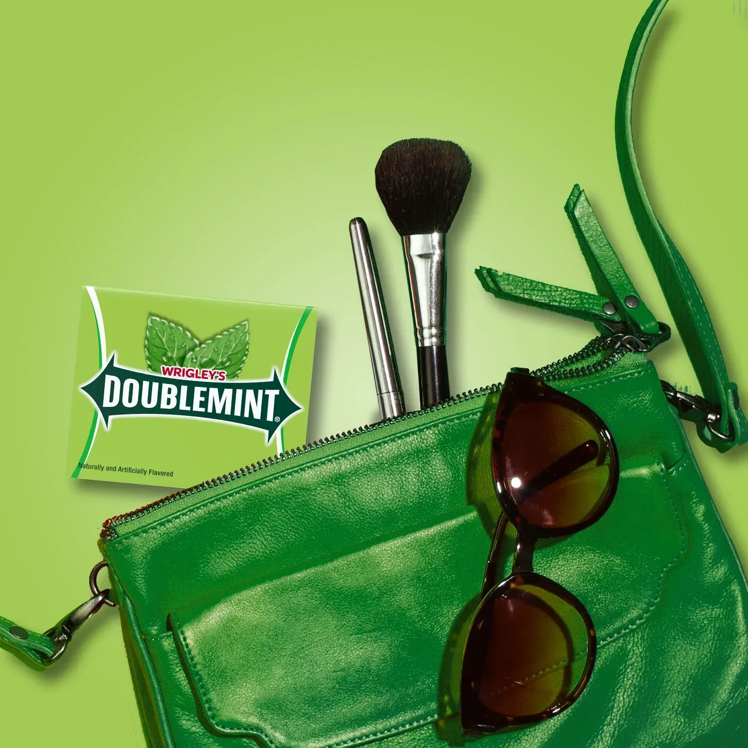 Wrigley's Doublemint Mint Gum Chewing Gum - 15 Pieces Pack - Image 4