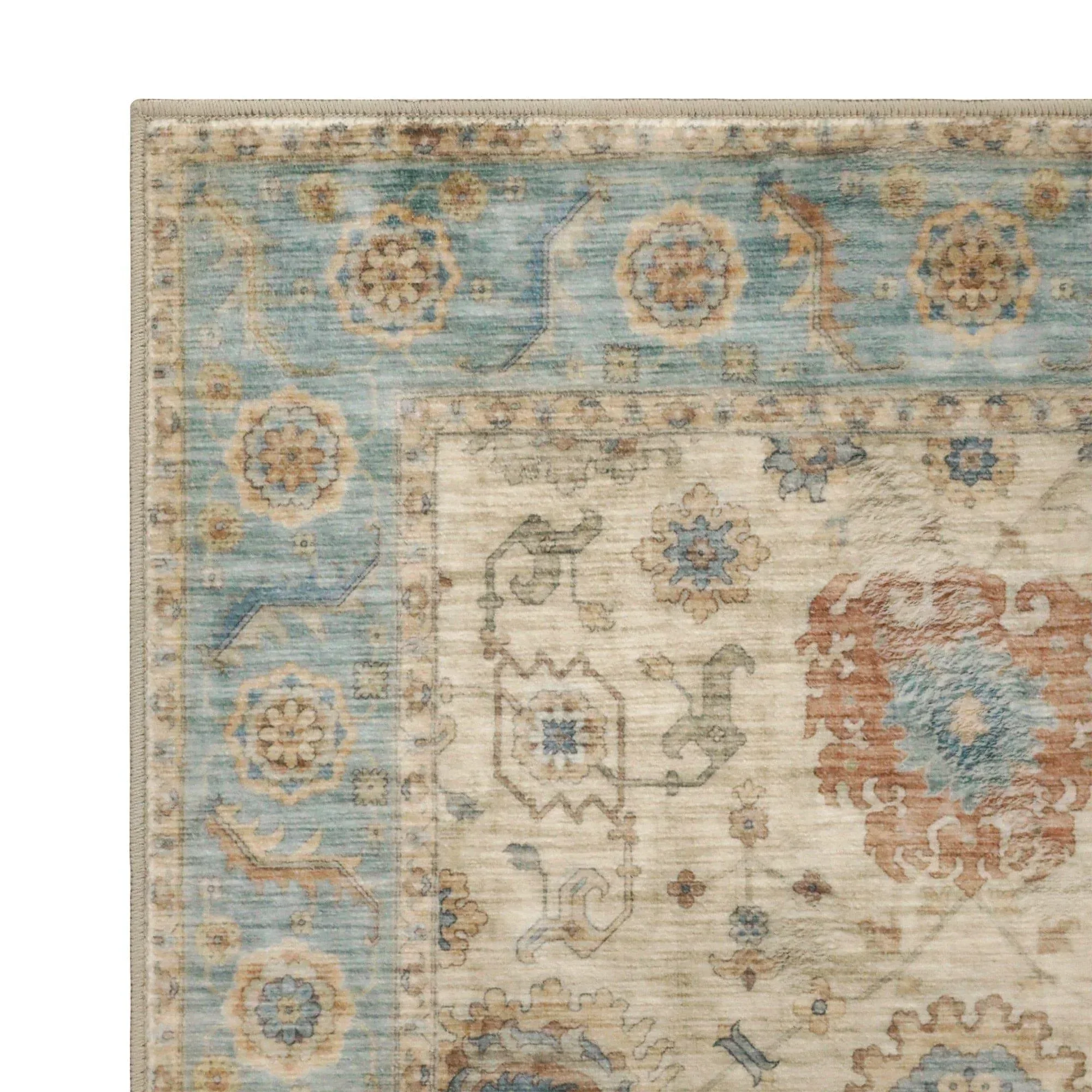 Wyatt & Ash Washable Indoor Area Rug, Dalileh 7'10" x 10' - Image 5