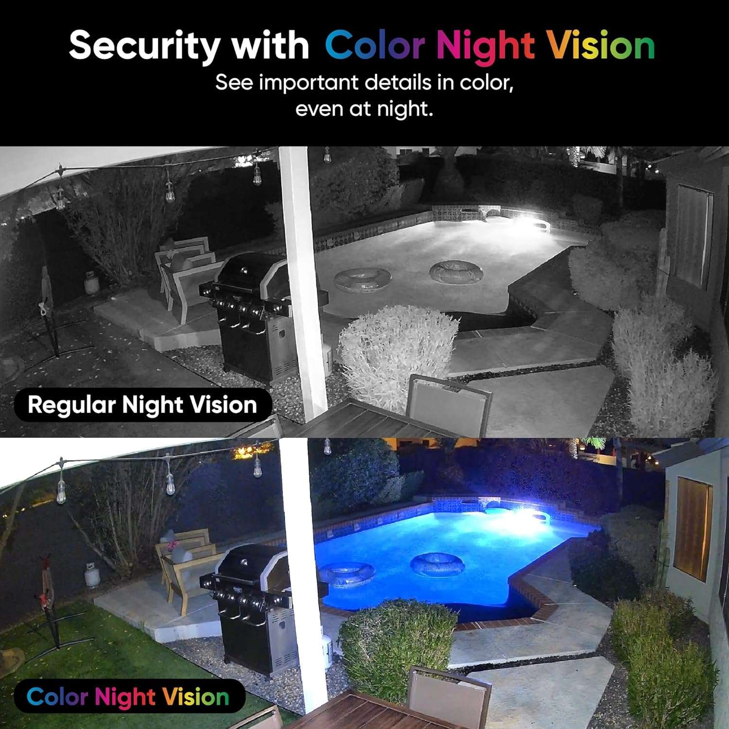 Wyze Cam V4 2.5K QHD Smart Home WiFi Security Camera Indoor/Outdoor, Motion Detection, Color Night Vision and Spotlight - Image 4