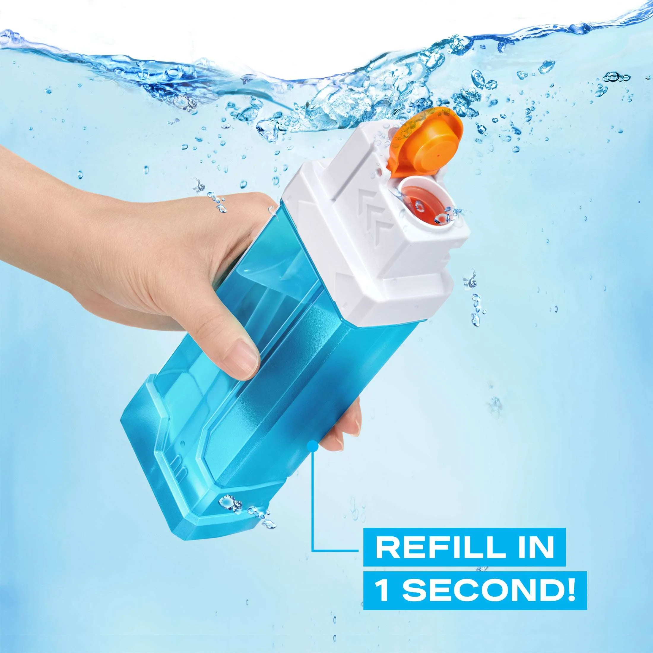 XSHOT Water Turbo Stream Motor Soaker (23ft Range) Motorized Outdoor Water Blaster by ZURU for Kids, Teens & Adults Ages 8+ - Image 4