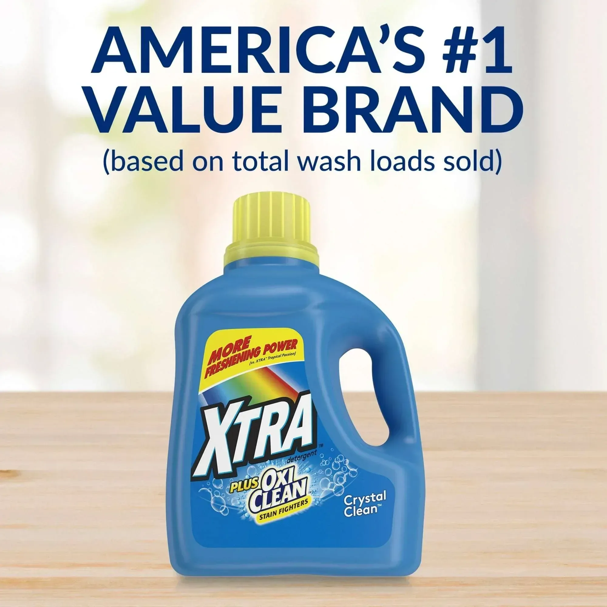 Xtra Plus OxiClean, 131 Loads Liquid Laundry Detergent, 203.1 fl oz - Image 4