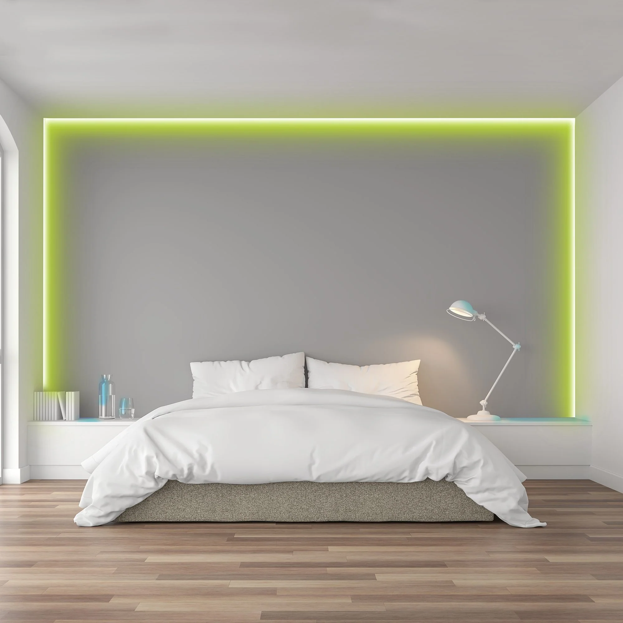Xtreme Lit 10ft Indoor LED Strip Lights Kit, Multicolor LED Lights forBedroom, Accent Lighting, Cuttable, Remote Control - Image 2