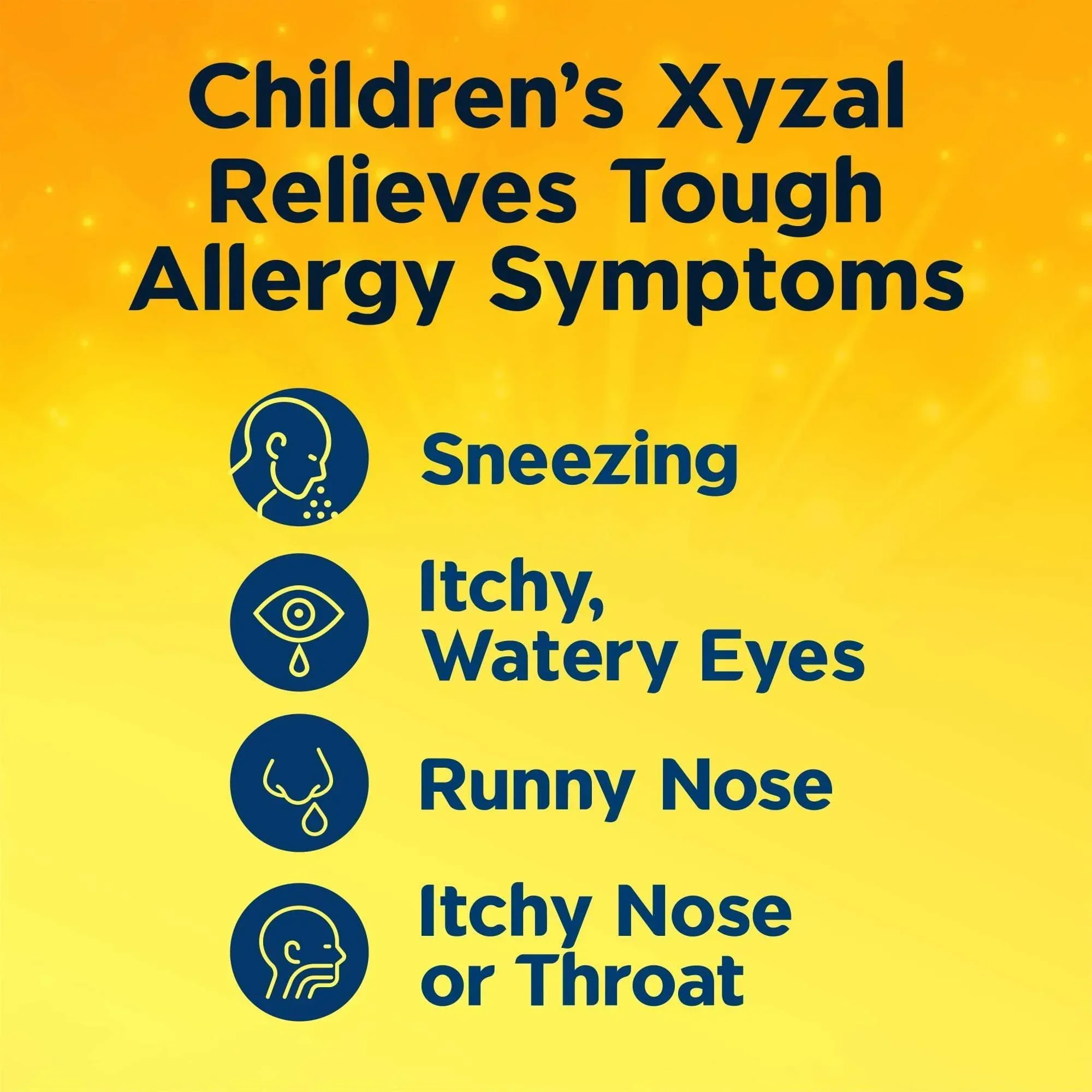Xyzal Children’s 24-Hour Allergy Relief Liquid Antihistamine, Bubble Gum Flavor, 5 fl oz - Image 5