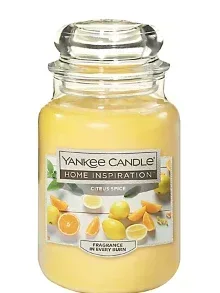 Yankee Candle Home Inspirations Citrus Spice Candle, 19 oz.