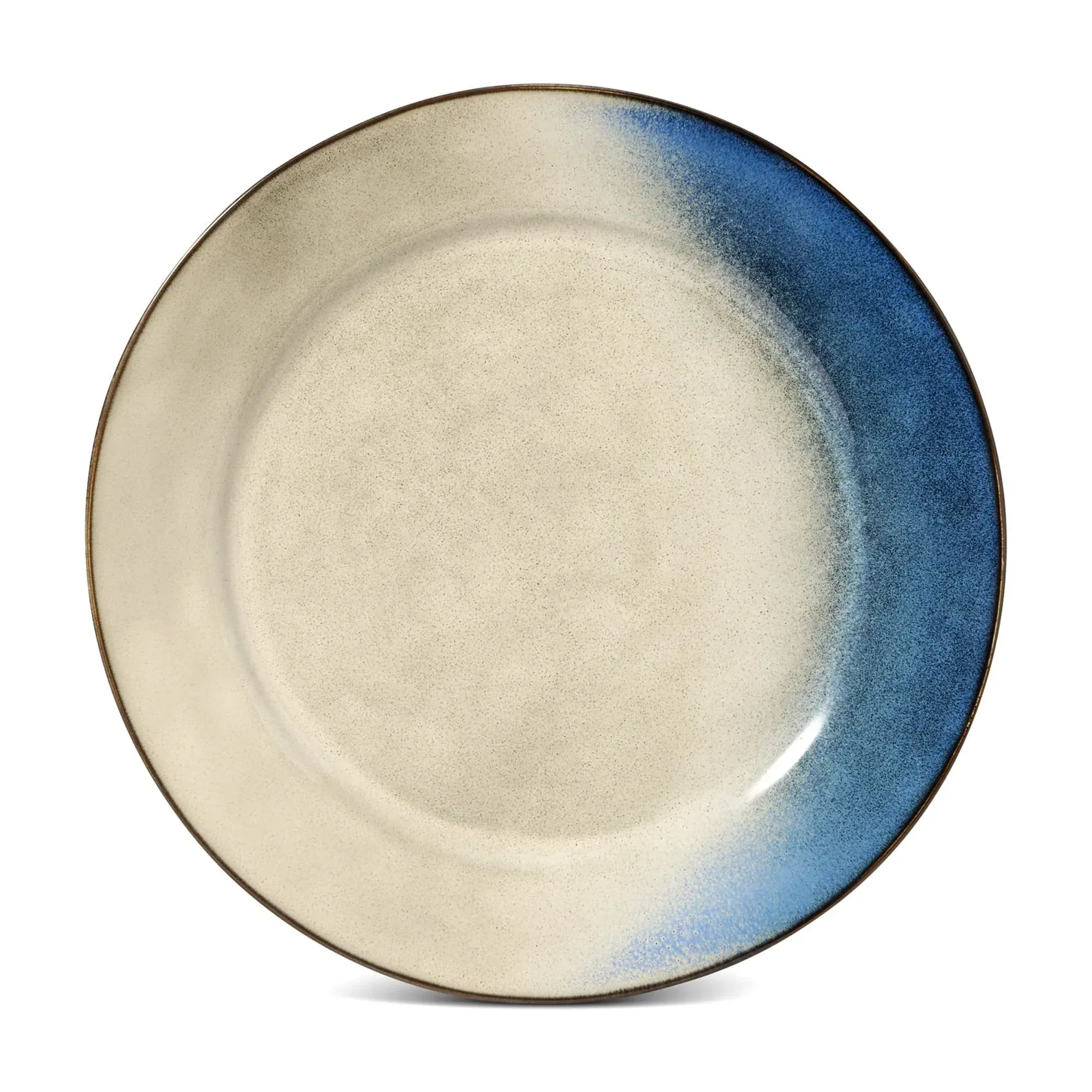 Yellowstone Canto 12-Piece Blue Reactive Ceramic Dinnerware Set - Image 3