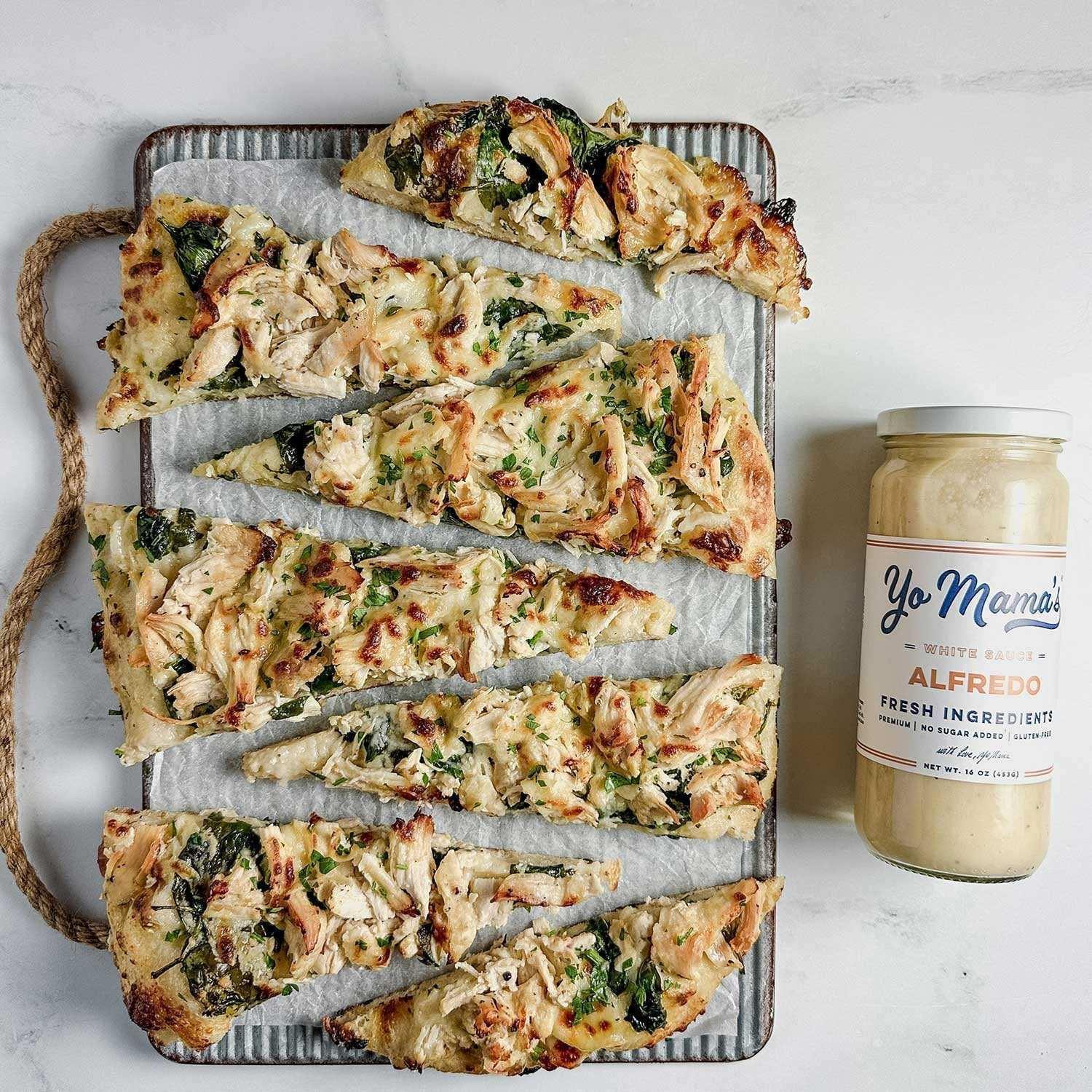 Yo Mama's Low-Carb No Sugar Added Alfredo Sauce, 16 oz., 3 pk. - Image 3