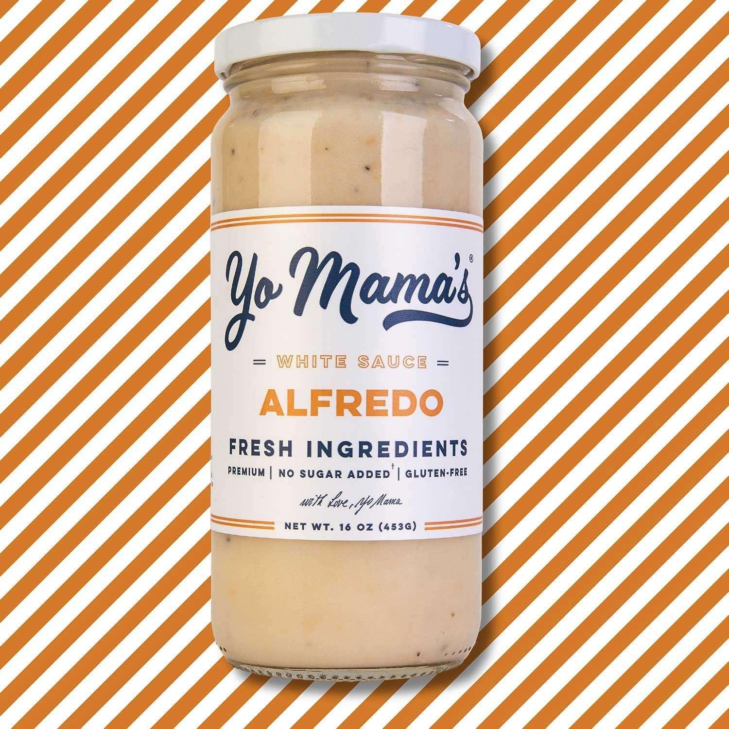 Yo Mama's Low-Carb No Sugar Added Alfredo Sauce, 16 oz., 3 pk. - Image 6