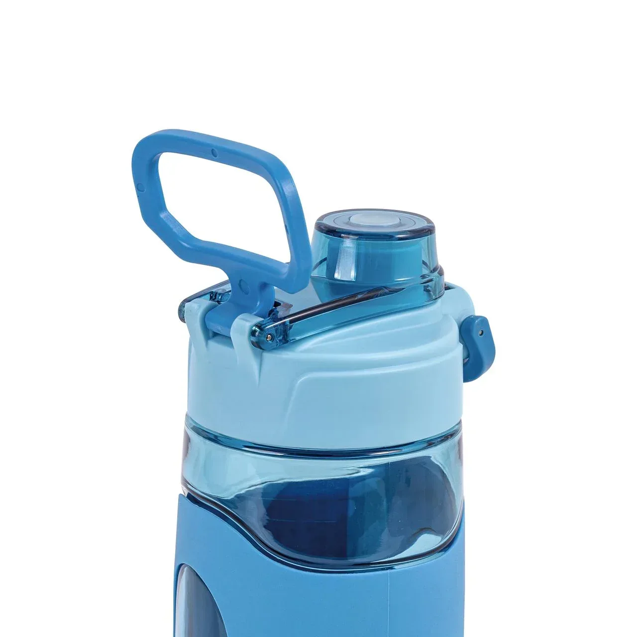 Your Zone 16 Fluid Ounces Water Bottle, Blue, Tritan, Silicone Sleeve, No Straw, Reuseable - Image 3