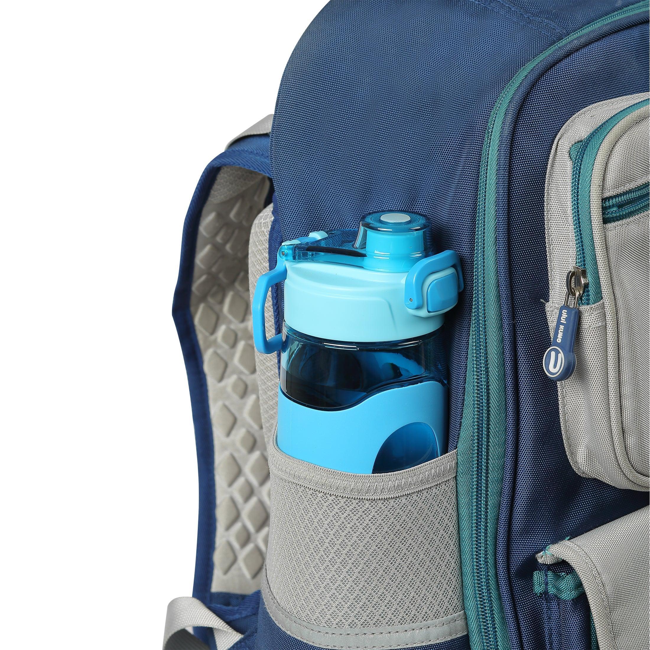 Your Zone 16 Fluid Ounces Water Bottle, Blue, Tritan, Silicone Sleeve, No Straw, Reuseable - Image 5