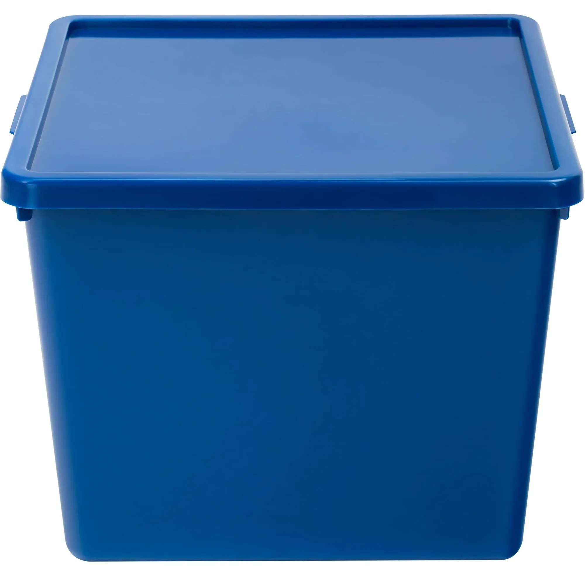Your Zone Kids Large Plastic Stacking Storage Bin with Lid, 12 in x 12.4 in x 9.4 in - Image 5