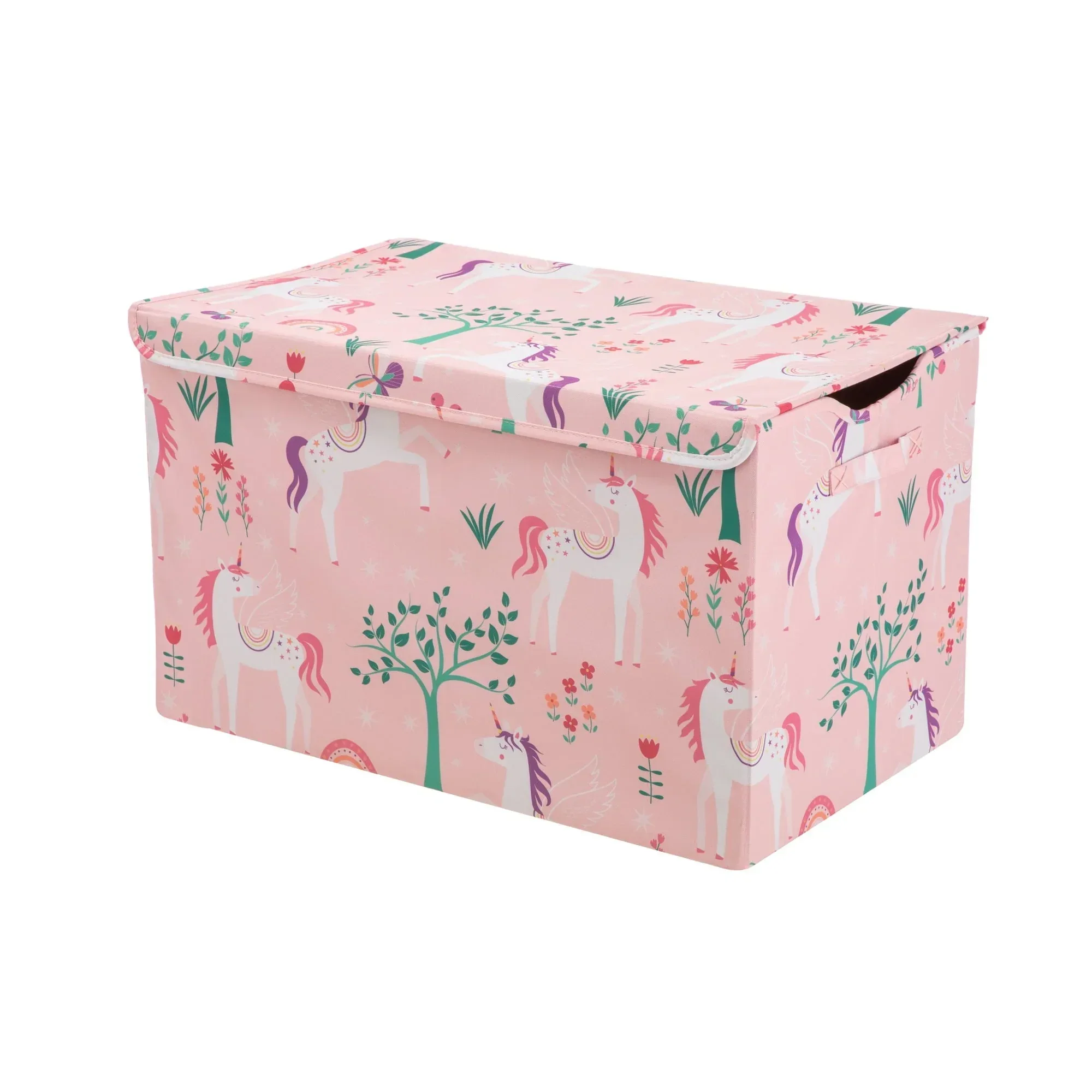 Your Zone Kids Pattern Collapsible Toy Storage Trunk, 24 in x 14.8 in x 15 in - Image 20