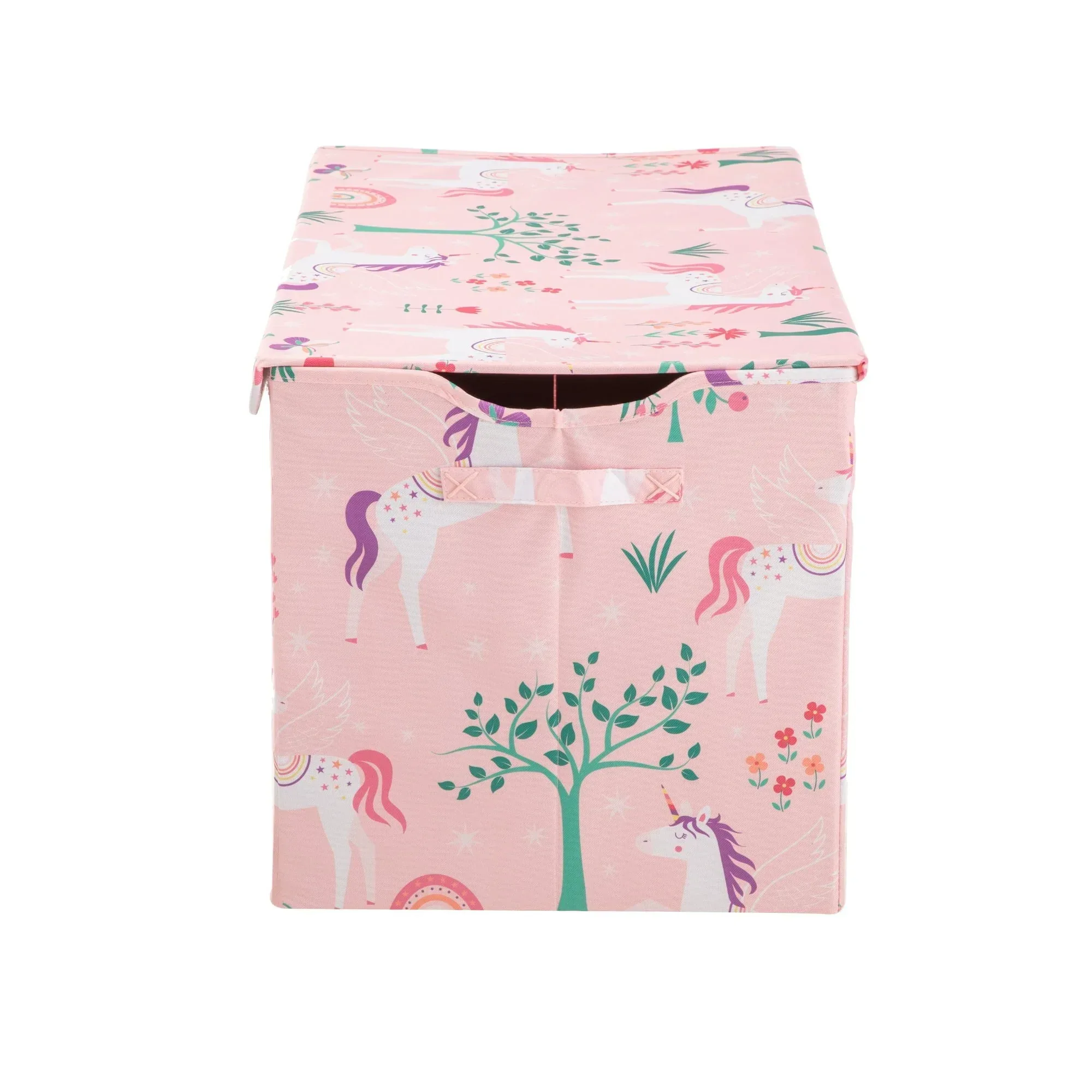 Your Zone Kids Pattern Collapsible Toy Storage Trunk, 24 in x 14.8 in x 15 in - Image 27