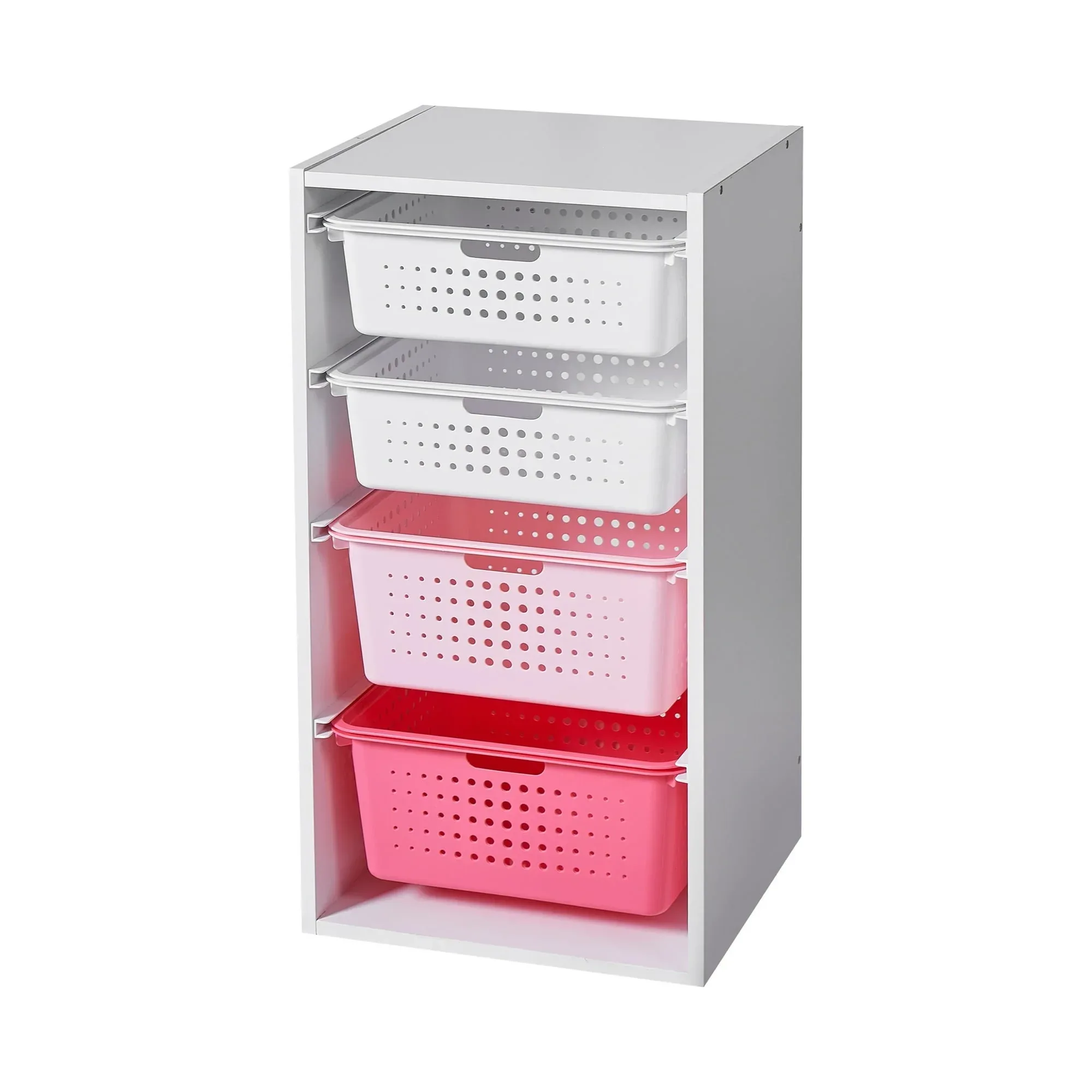 Your Zone Kids Sliding Bin Organizer with 4 Storage Bins - Image 14