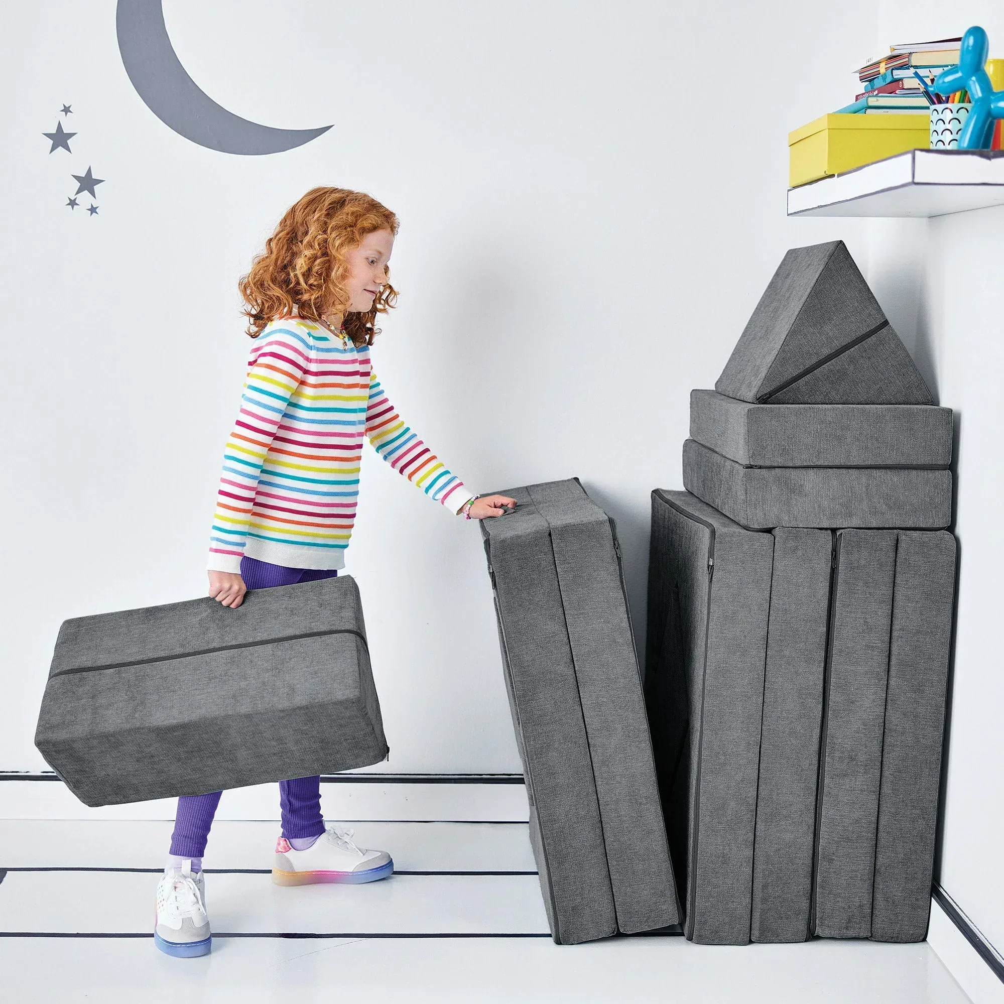 Yourigami Kids Convertible Play Fort - Image 24
