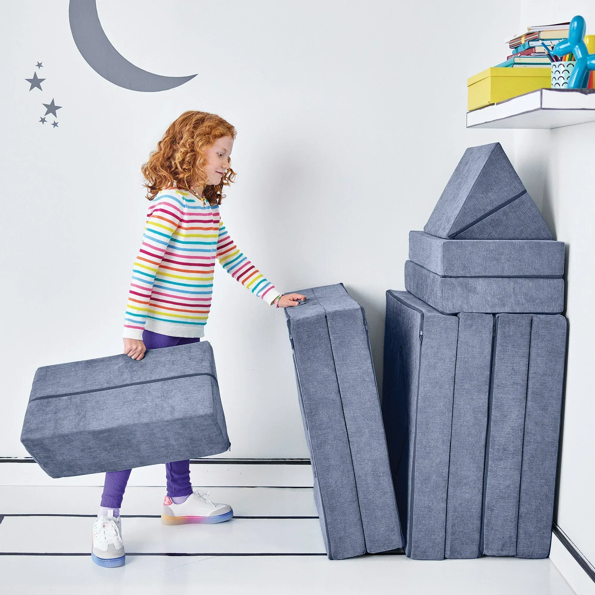 Yourigami Kids Convertible Play Fort - Image 31