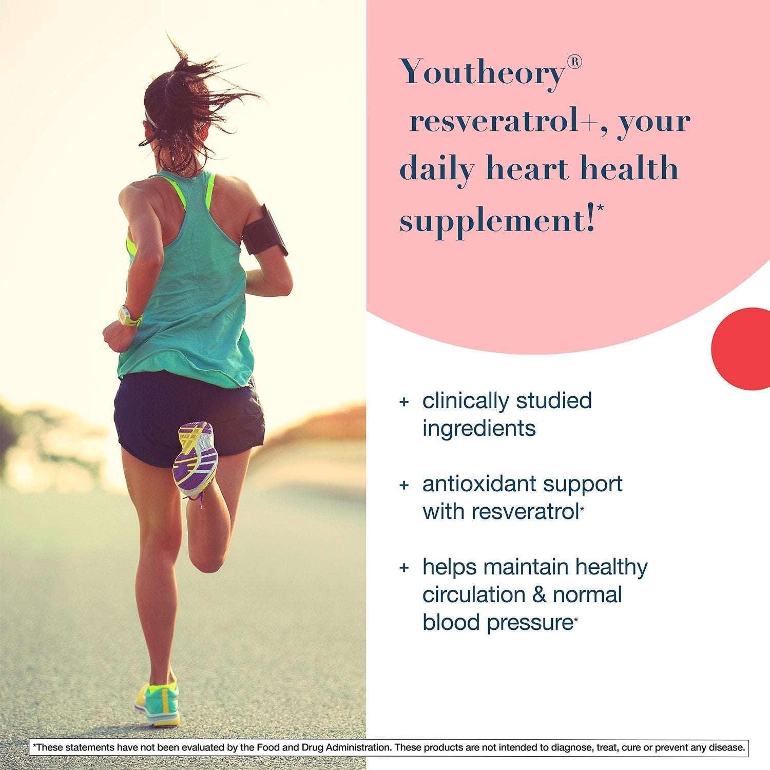 Youtheory Resveratrol+ Supplement Capsules with Vitamin K2 and Beetroot, 150 Count - Image 3
