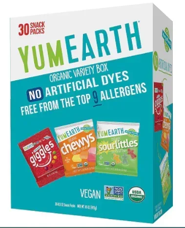 YumEarth Organic Variety Box, 30 ct./0.5 oz. - Image 4