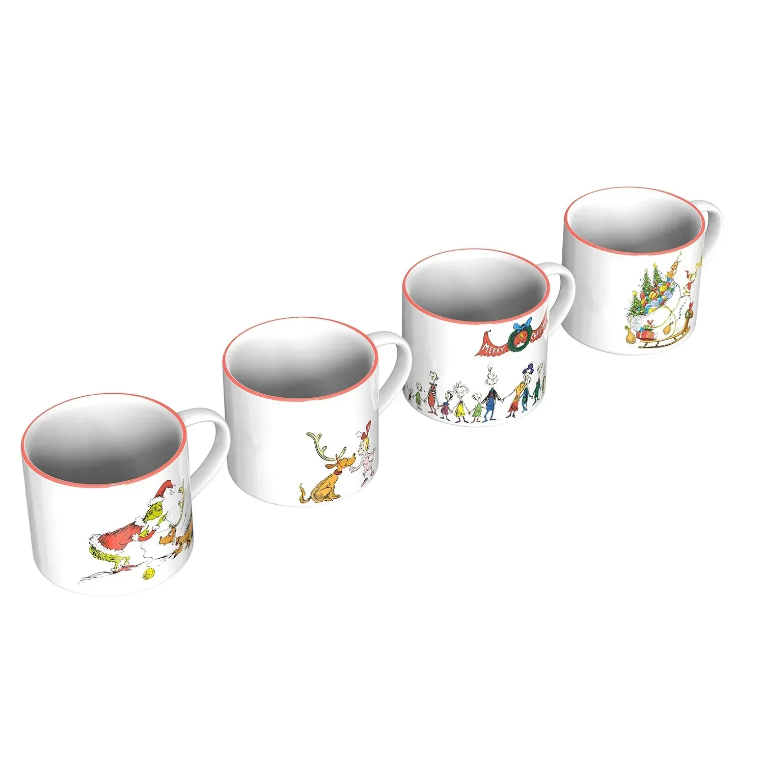 Zak Designs 15oz 4pk Ceramic Holiday Mugs in Gift Box - Image 13