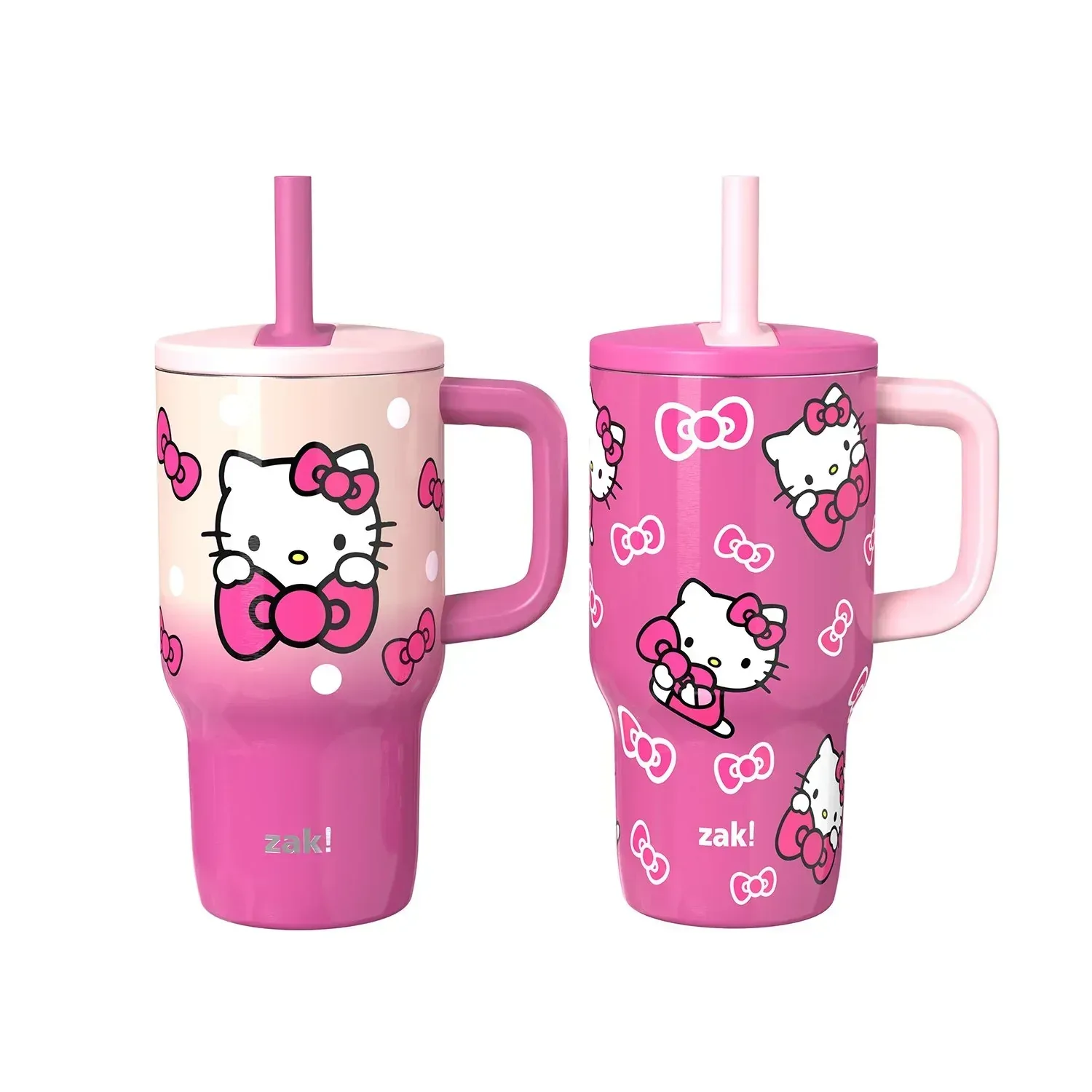 Zak Designs 16-oz Stainless Steel Double-Wall Tumbler for Kids with Straw, 2-Piece Set - Image 8