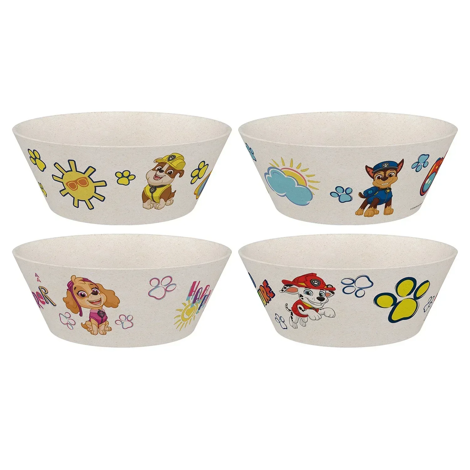 Zak Designs 8-Piece Bamboo Melamine Kids Dinnerware Set, Choose Character - Image 10