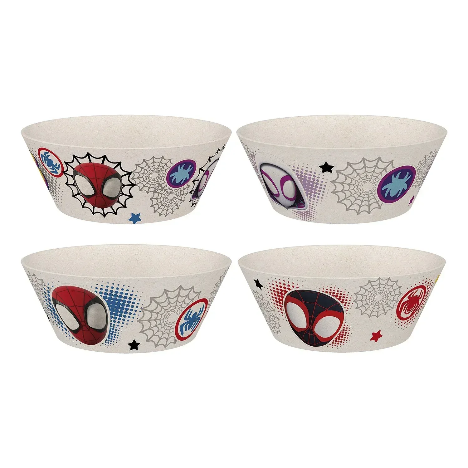 Zak Designs 8-Piece Bamboo Melamine Kids Dinnerware Set, Choose Character - Image 27