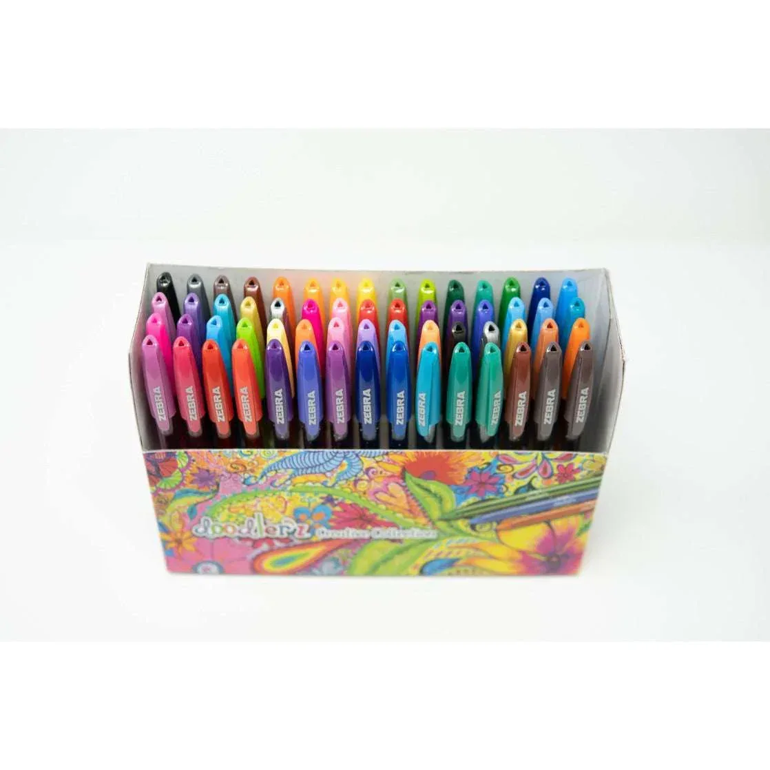 Zebra Doodlerz Gel Stick Pens, Bold Point 1.0mm, Assorted Colors, 60-Count - Image 3