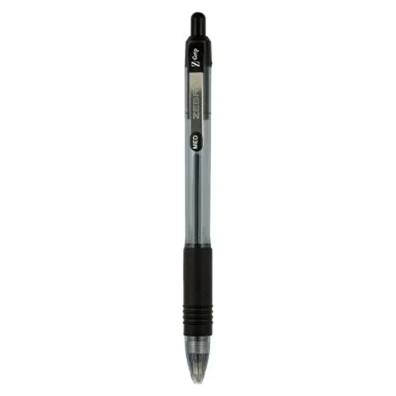 Zebra - Z-Grip Retractable Ballpoint Pen, Black Ink, Medium - 24/Pack - Image 2