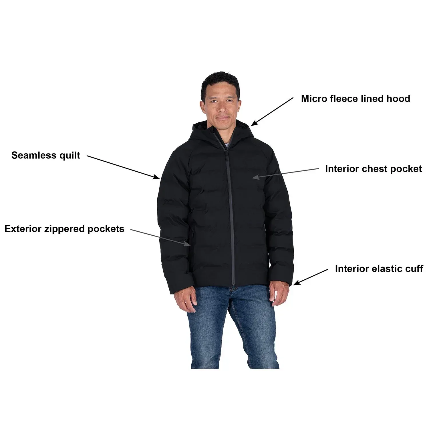 ZeroXposur Men's Puffer Jacket - Image 2